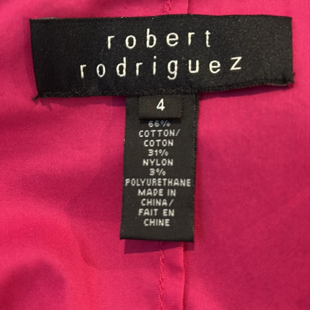 Robert Rodriguez Ruffled Pink Button-Up Blouse - Picture 5 of 5